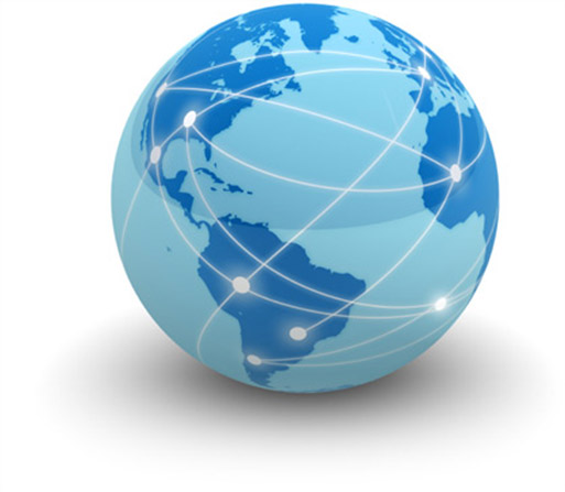 Image of digital globe